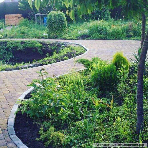 Укладка тротуарной плитки