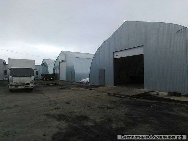 Каркасные ангары теплицы