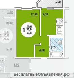 1-комн.кв под ключ