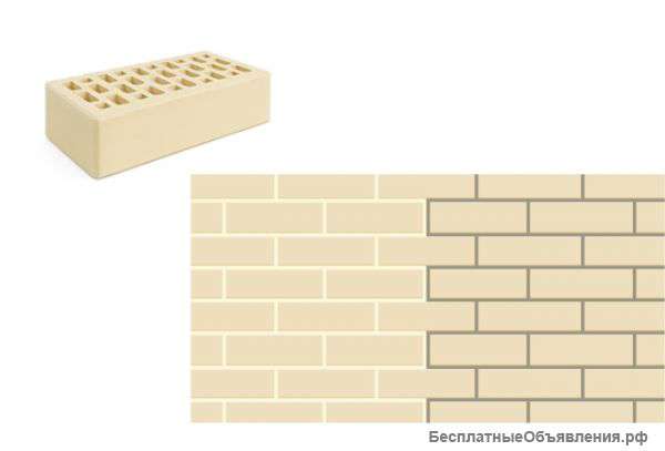 Светлый лицевой керамический кирпич