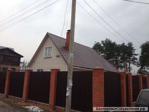 Дачный участок с домом в черте города белый мох