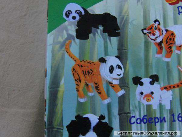 3D пазл с мягкими EVA деталями Джунгли Китая 237 деталей