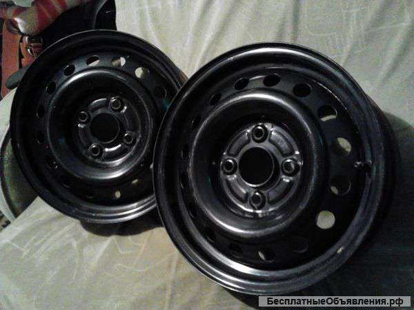 Диски колесные (штамповка) R15 черные