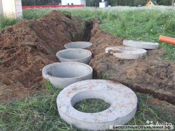 Монтаж септика под ключ