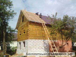 Срубы домов из бруса и бревна