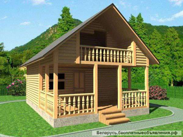 Сруб Бани Валерия доставка и установка в Молодечно