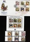Марки. 2007 Фауна Бабочки Насекомые (45 EUR) MNH* + конверт первого дня выпуска