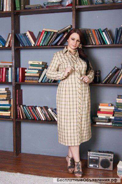 Платье рубашка р 50-52