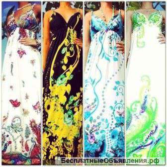 Платья и сарафаны в пол оптом