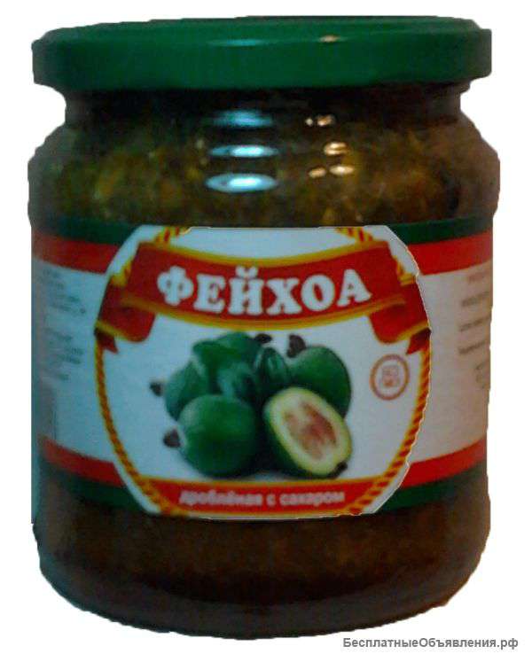 Фейхоа протертая с сахаром