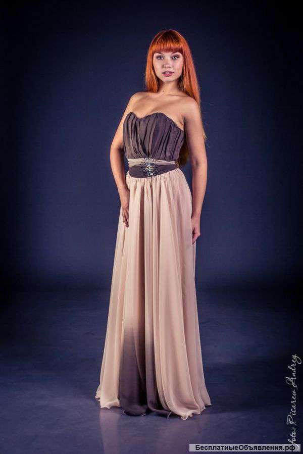 Платье на выпускной бал из шифона