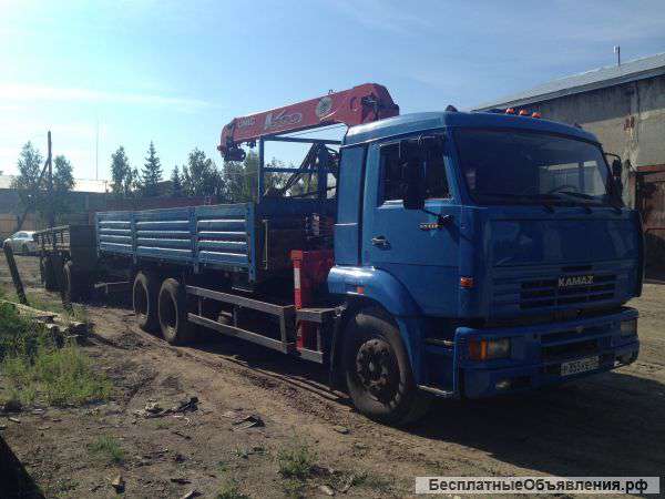 Услуги манипулятора грузоперевозки 5 тон и 20 тонн