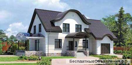 Дом из кирпича 10,5 х 15,5. Площадью: 198,6 м2