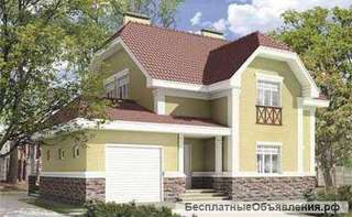 Кирпичный коттедж 13 х 15. Площадью: 196,8 м2