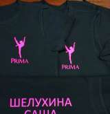 Нанесение рисунка, логотипа, надписи на футболки