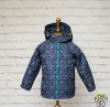 Куртка на мальчика. Ромбы/синий (Весна)