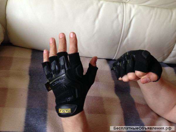 Тактические перчатки без пальцев MPACT Anti-Slip Mechanix