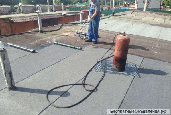 Кровельные работы. Ремонт крыши гаража, офиса