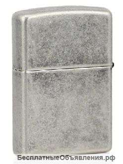 Зажигалка Zippo 121FB Antique Silver Plate