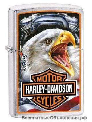 Зажигалка Zippo 29499 Harley Davidson Mazzi Eagle