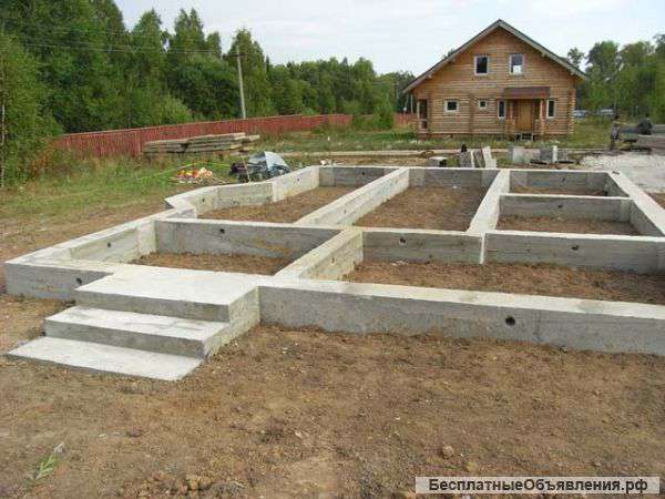 Монолитные работы (Фундамент)