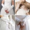 Перчатки свадебные