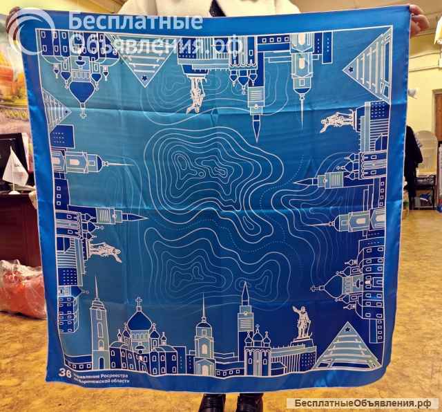 Изготовление платков, косынок, бандан с вашим рисунком на заказ