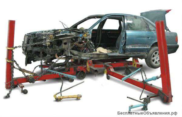 Кузовной стенд с двумя силовыми элементами