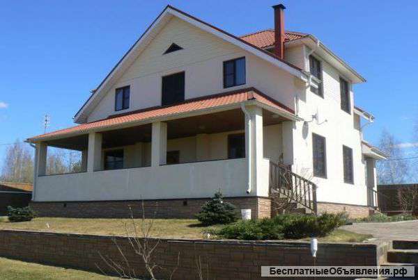 На первой линии р.Волга продается коттедж под ключ.