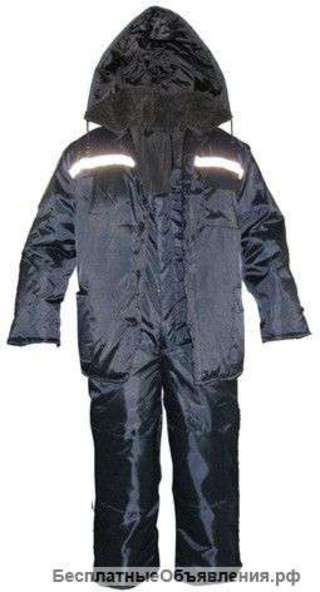 Костюм утепленный из ткани «Оксфорд», светоотражающие полосы, куртка и полукомбинезон