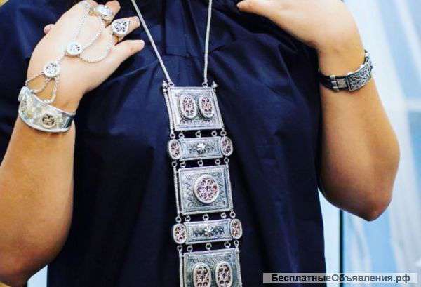 Подвески и наборы в восточном стиле из серебра