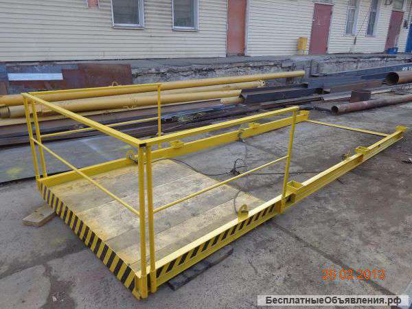 Площадка выносная для приема грузов на высоте