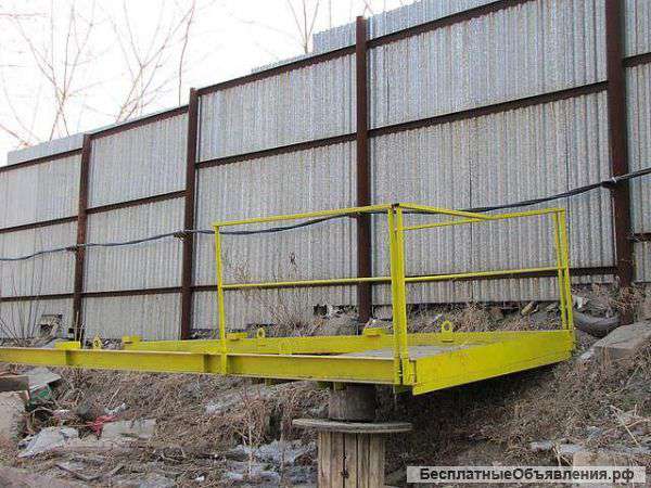 Площадка для приема грузов на высоте