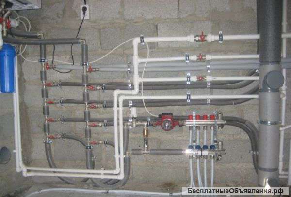 Установка водяных счетчиков