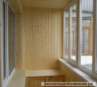 Остекление и обшивка балконов, утепление