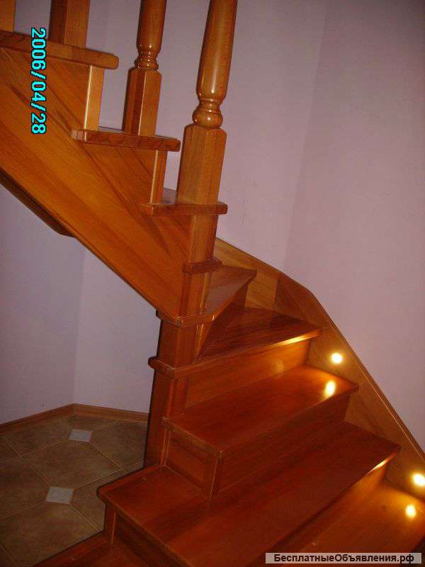Лестницы деревянные