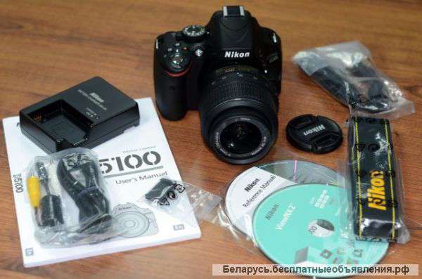 Зеркальный фотоаппарат Nikon D5100 DOUBLE KIT 18-55mm