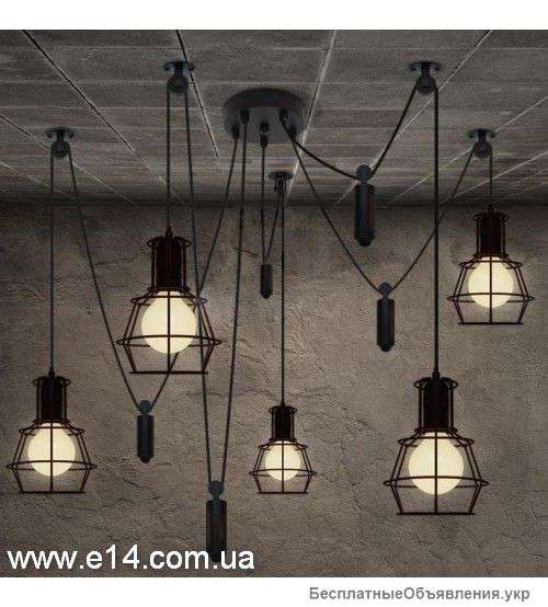 Светодиодные люстры и светильники, лампочки