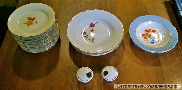 Фарфоровые тарелки: СССР, Япония