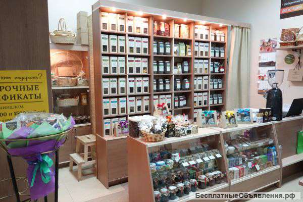 Магазин чая, сладостей и подарков в ТК. Работающий интернет-магазин.