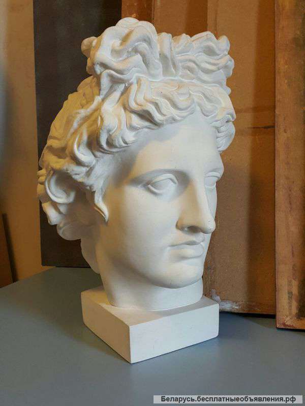Голова Аполлона Бельведерского гипс