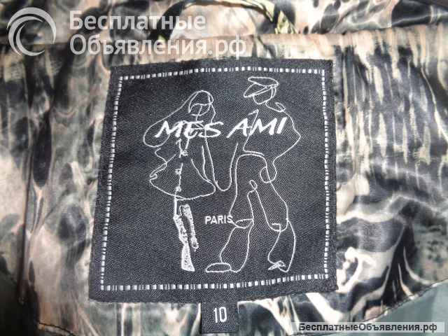 MES Ami теплая куртка для девочки 10 лет зима+осень