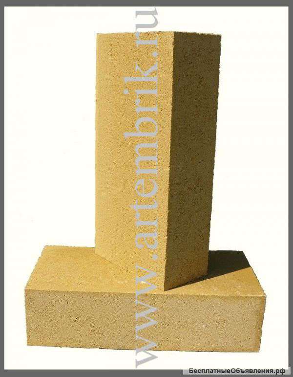 Кирпич полнотелый ярко-желтый