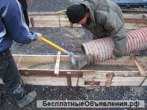 Фундаменты всех видов. Бурозаливные, винтовые, плитные. Каменная кладка.