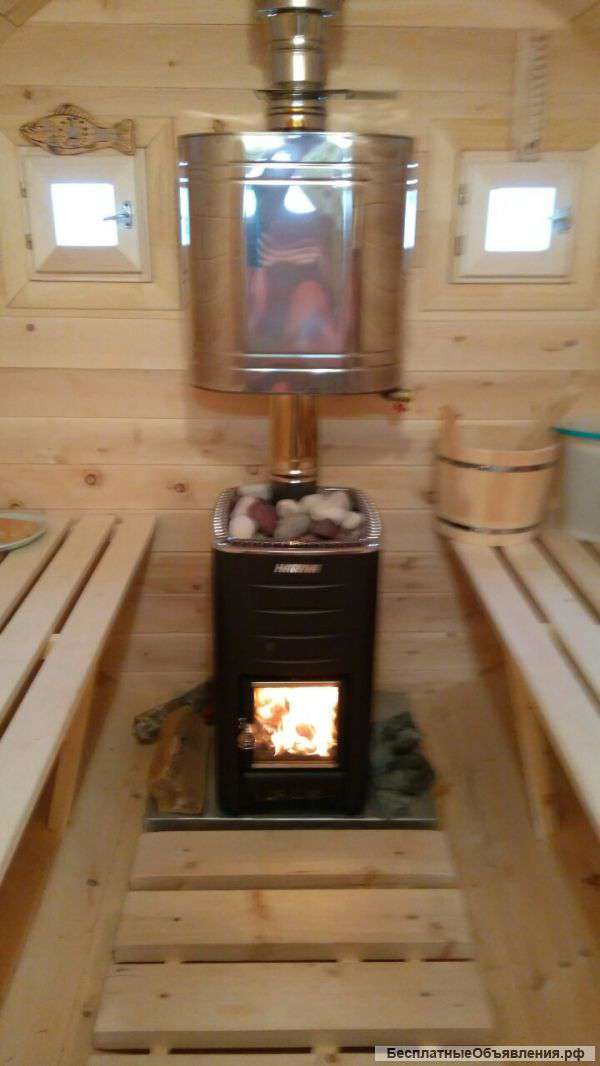 Баня-Бочка из благородного кедра 4 метра