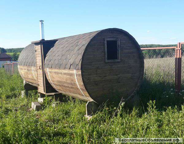 Баня-Бочка из кедра 6 метров