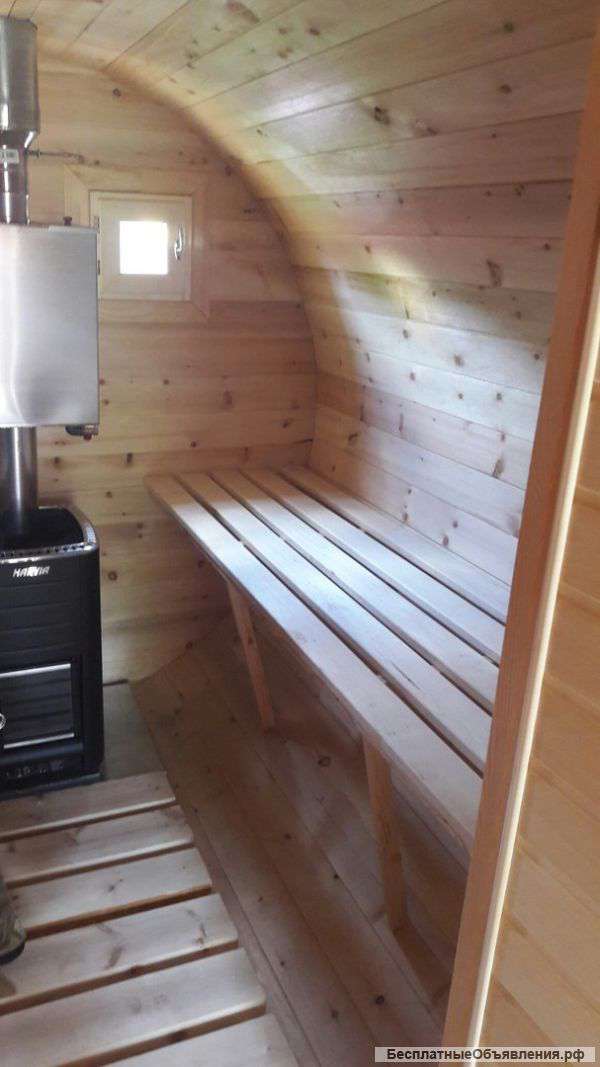 Баня-Бочка из кедра 6 метров