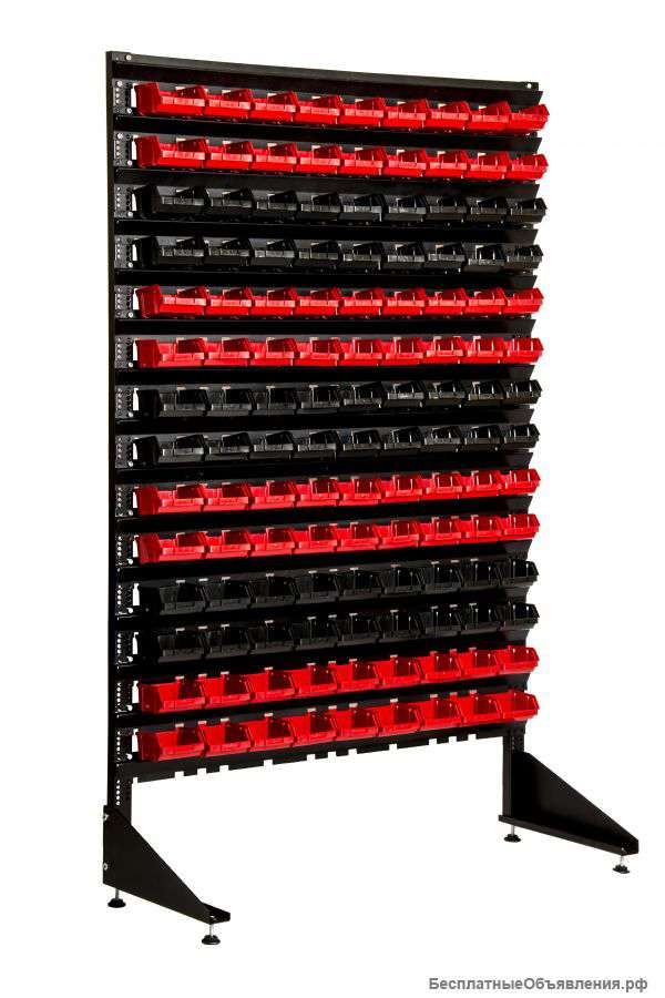 Стенд под автозапчасти с контейнерами в комплекте