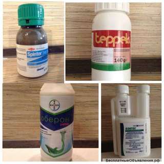 Препараты от белокрылки, мучнистого червеца, трипса, клещей разного вида и препарты от болезней