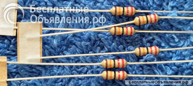 0,25W 1% marron Резисторы (сопротивления) 1R - 10M